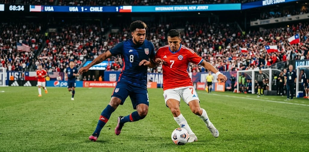 Amerika Serikat vs Chile, Duel Sengit Dua Tim dalam Laga Internasional