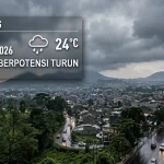 Cuaca Bandung Sabtu 19 September 2026, Hujan Ringan Berpotensi Turun