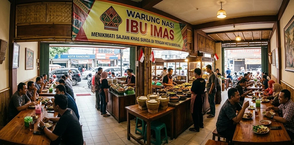 Warung Nasi Ibu Imas, Menikmati Sajian Khas Sunda di Tengah Kota Bandung Warung Nasi Ibu Imas, Menikmati Sajian Khas Sunda di Tengah Kota Bandung