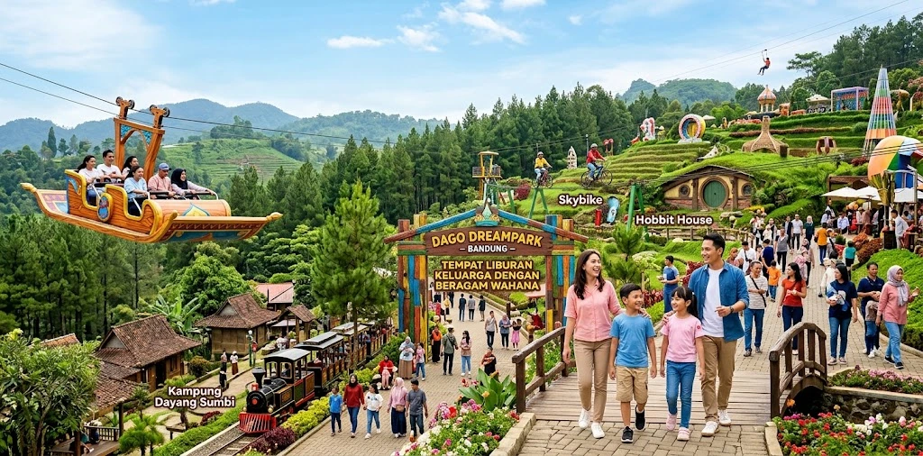 Dago Dreampark Bandung, Tempat Liburan Keluarga dengan Beragam Wahana