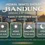 Jadwal Waktu Sholat Bandung Kamis 17 September 2026,
