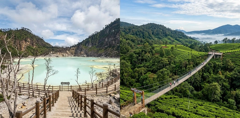 Kawah Putih hingga Rengganis Bridge, Rangkaian Wisata Alam di Rancabali Kawah Putih hingga Rengganis Bridge, Rangkaian Wisata Alam di Rancabali