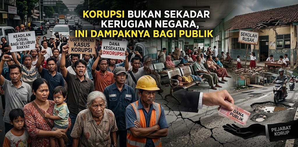 Korupsi Bukan Sekadar Kerugian Negara, Ini Dampaknya bagi Publik