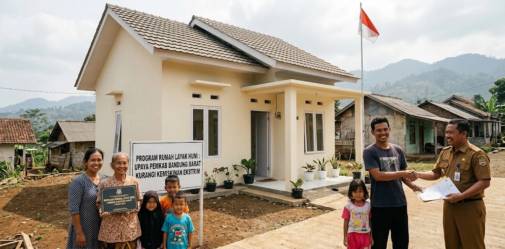 Rumah Layak Huni Jadi Upaya Pemkab Bandung Barat Kurangi Kemiskinan Rumah Layak Huni Jadi Upaya Pemkab Bandung Barat Kurangi Kemiskinan
