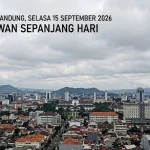 Prakiraan Cuaca Bandung Selasa 15 September 2026, Langit Berawan Sepanjang Hari