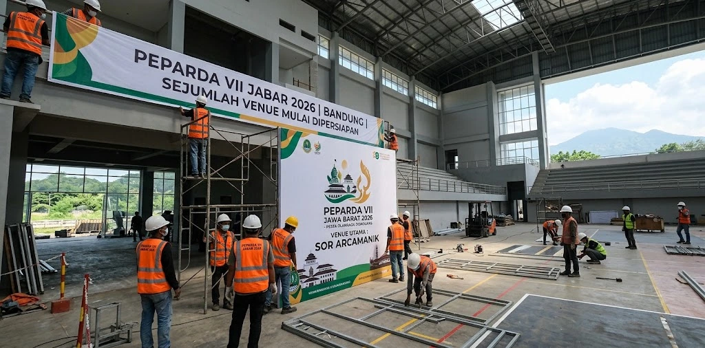 PEPARDA VII Jabar 2026 di Bandung, Sejumlah Venue Mulai Dipersiapkan PEPARDA VII Jabar 2026 di Bandung, Sejumlah Venue Mulai Dipersiapkan