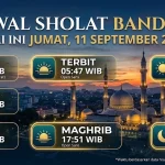Jadwal Sholat Bandung Hari Ini Jumat 11 September 2026, Lengkap dari Subuh hingga Isya