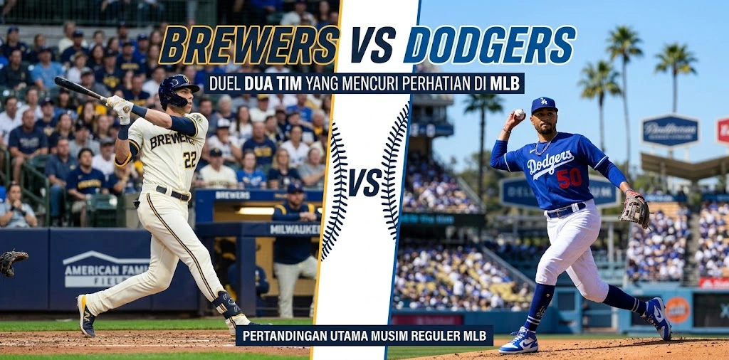 Brewers vs Dodgers, Duel Dua Tim yang Mencuri Perhatian di MLB