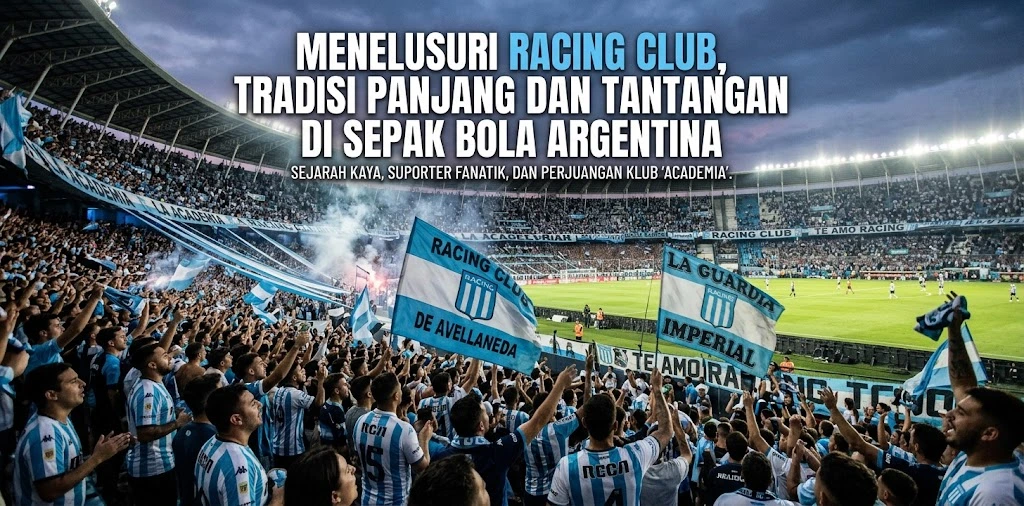 Menelusuri Racing Club, Tradisi Panjang dan Tantangan di Sepak Bola Argentina